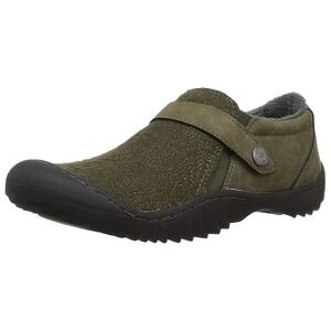 Jbu Jambu Blakely Shoes 6.5 M Slip On Faux Fur Lined Olive Green 6.5 M NEW